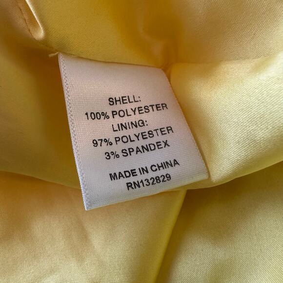 Revolve Women's Tularosa Robin Wrap Dress Bell Sleeves in Lemon Drop sz M NWOT - Picture 9 of 9